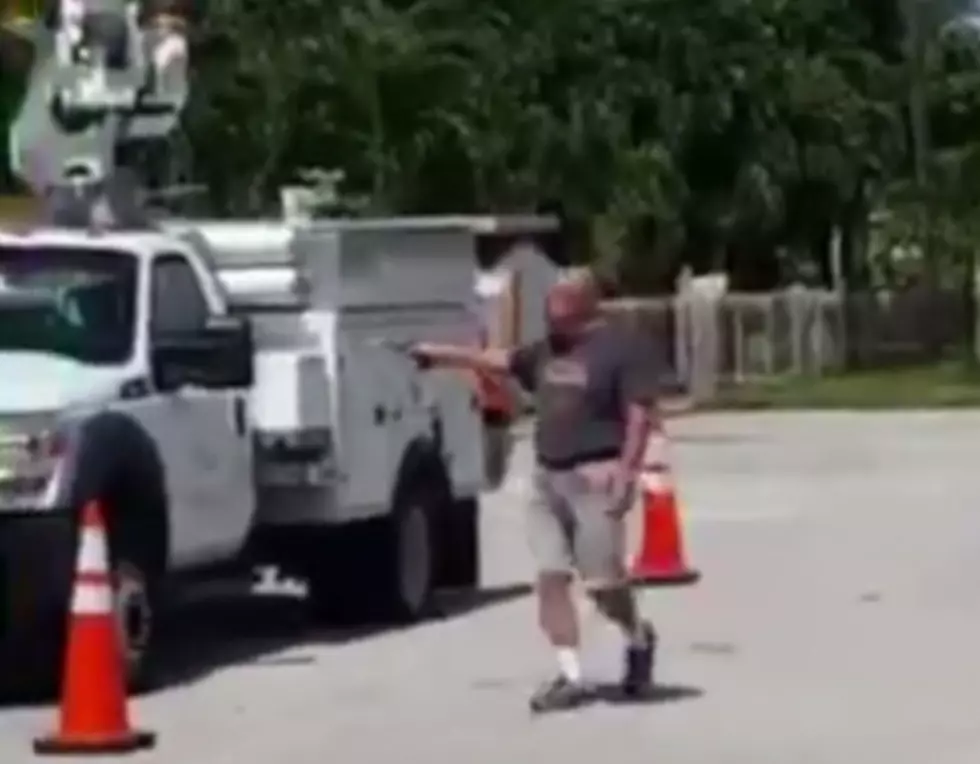 Man Shoots AT&T Truck