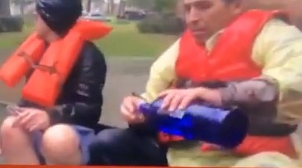 Rescuers Take Shots Of Vodka During Boat Rescue In Spring, Texas [Video]