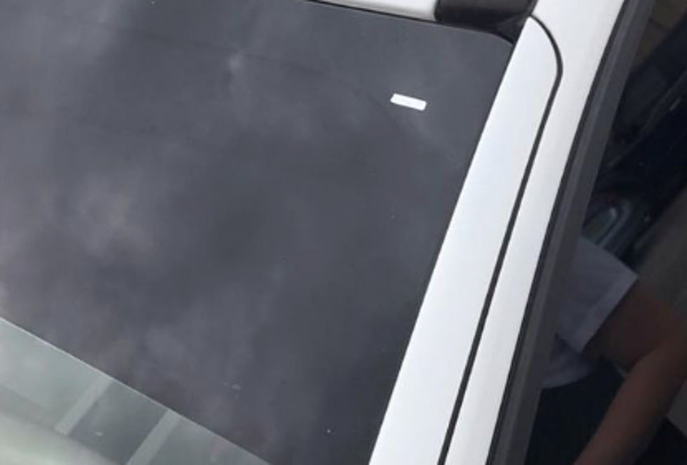 Small White Stickers Showing Up On Windshields