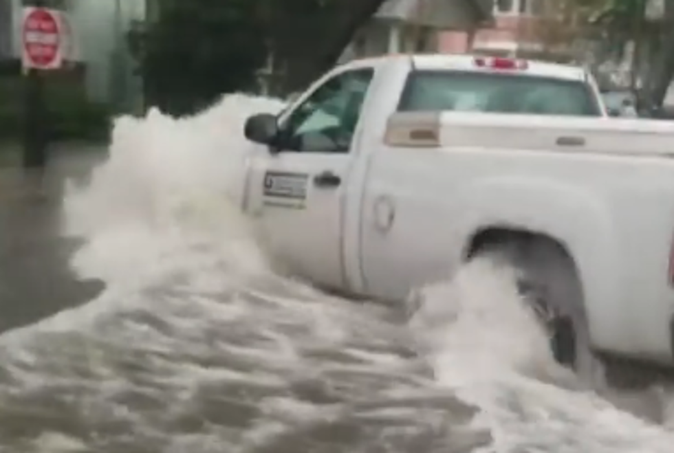 Employee Fired After Driving Through Flooded Area In New Orleans [VIDEO]