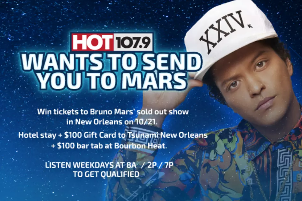Hot 107.9 Wants To &#8216;Send You To Mars&#8217; For A NOLA Party Weekend With Bruno!