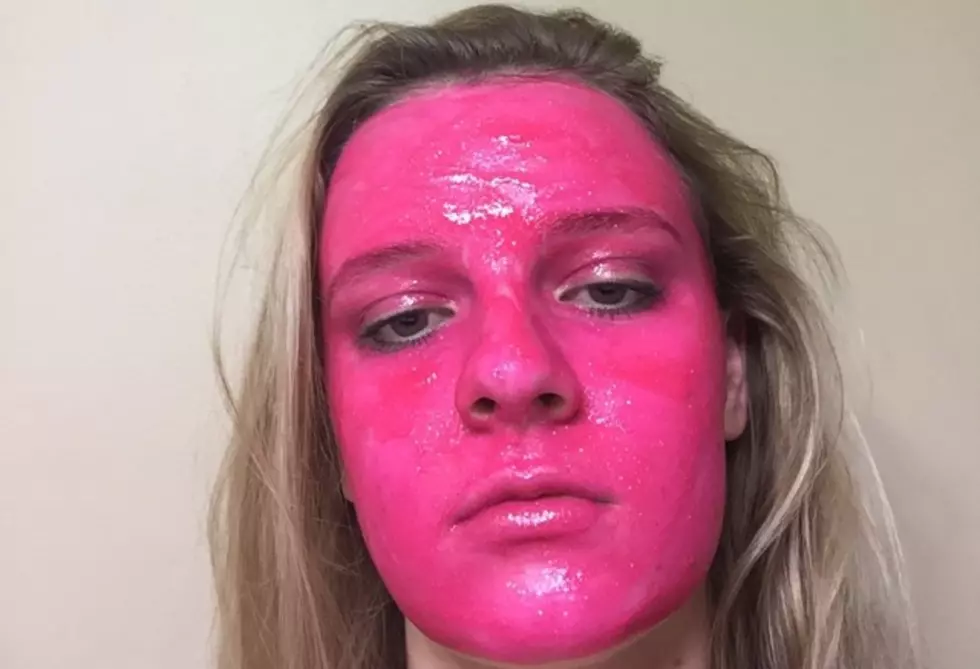 Woman Threatens To Sue After Dyeing Her Face Pink With Poster Paint