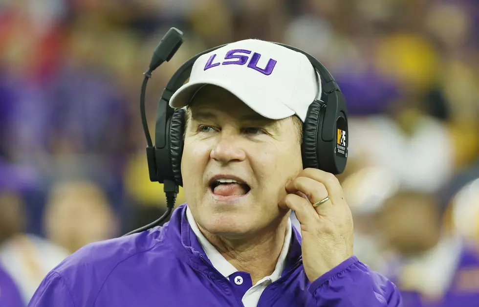 Les Miles Strongly Worded Comments Toward Ed Orgeron