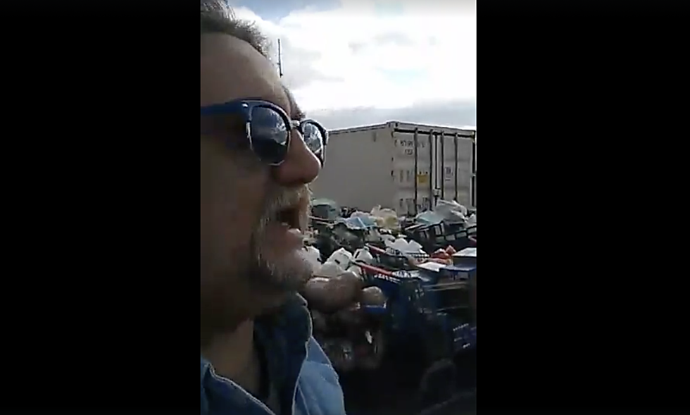 This Guy Is Very Upset That Walmart Is “Throwing Away” All Of This Food [VIDEO]