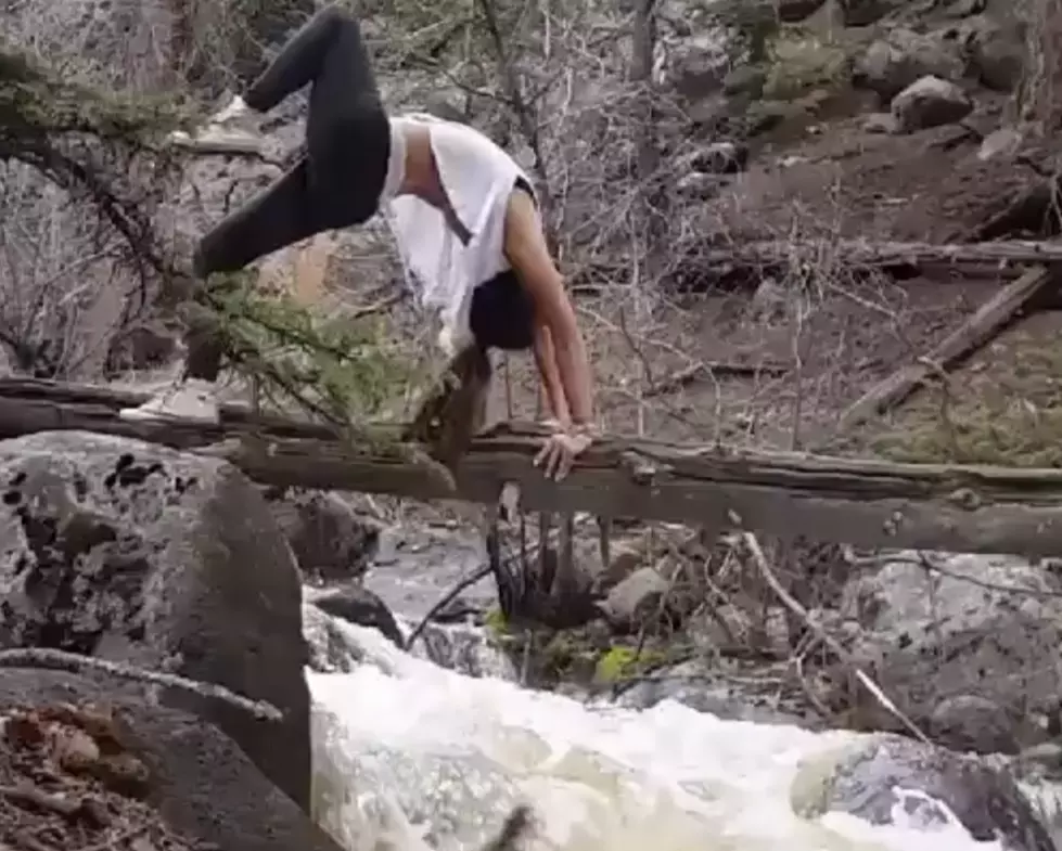 Woman Attempts Yoga Pose Over River, This Doesn&#8217;t End Well [VIDEO]