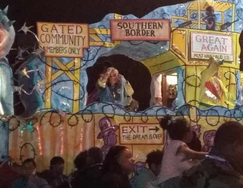 Krewe Of Chaos Lives Up To Their Name As Controversial Floats Cause Outrage [PHOTOS]