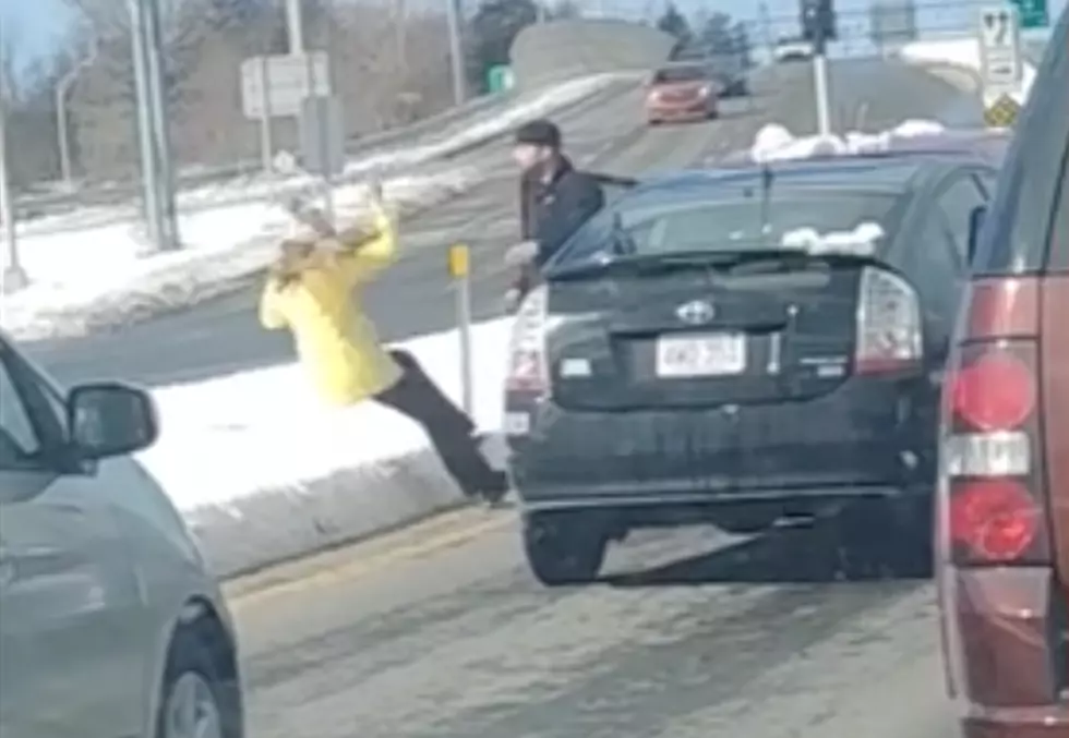 Snow Pile Road Rage