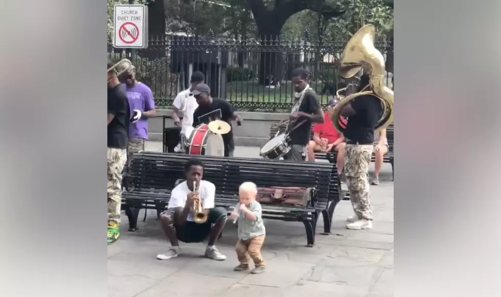 Cute Little Boy ‘Performs’ With New Orleans Brass Band, Steals The Show [VIDEO]
