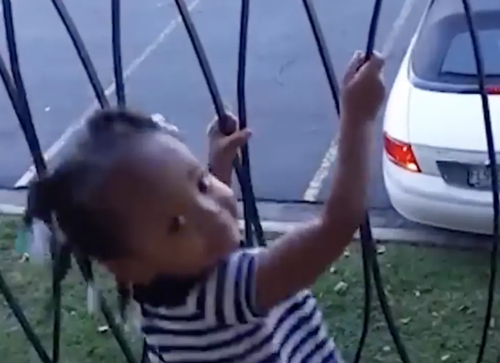 Little Girl Is Excited To See Her ‘Daddy’ [VIDEO]