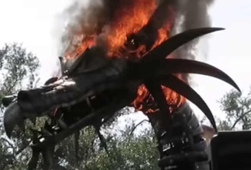 Dragon Catches Fire During Disney Parade [VIDEO]