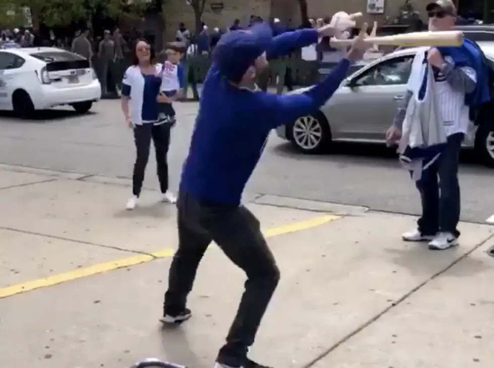 Guy Totally Whiffs On Gender Reveal At Cubs Game [VIDEO]