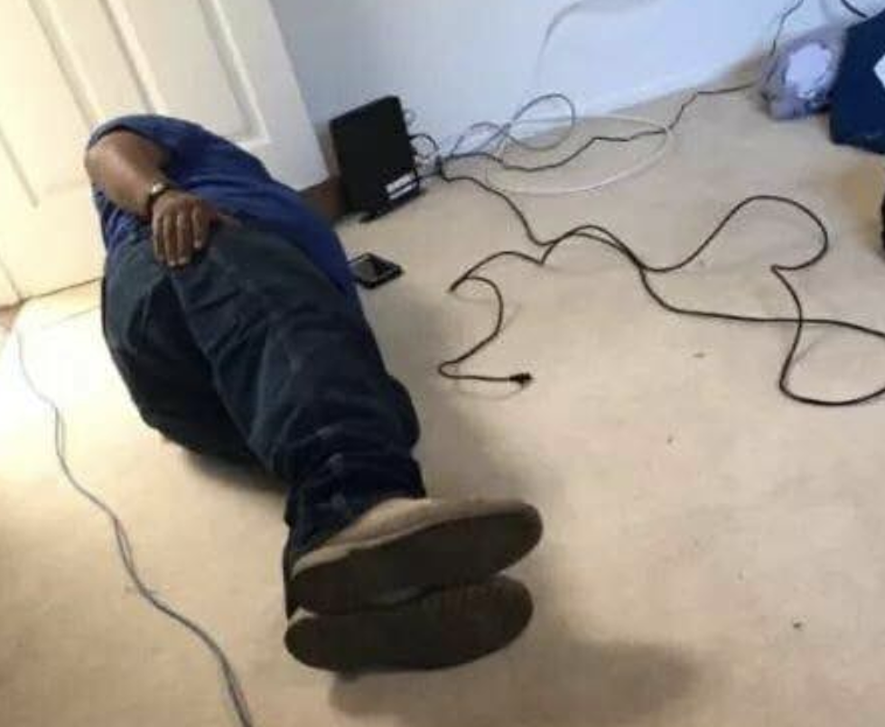 Comcast Employee Allegedly Falls Asleep On The Job [PHOTO]
