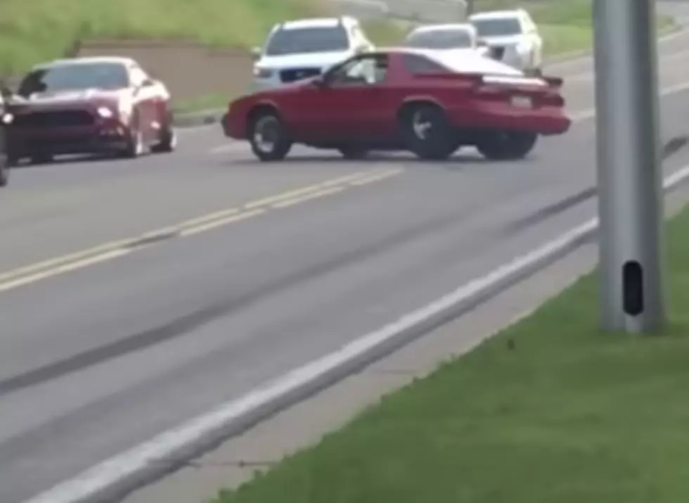 Car Peels Out And Then Hits Another Car [VIDEO]