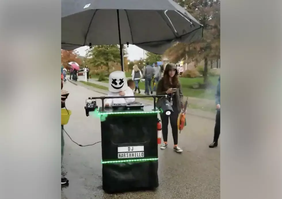 This Kid Totally Won Halloween With His Marshmello DJ Costume [VIDEO]