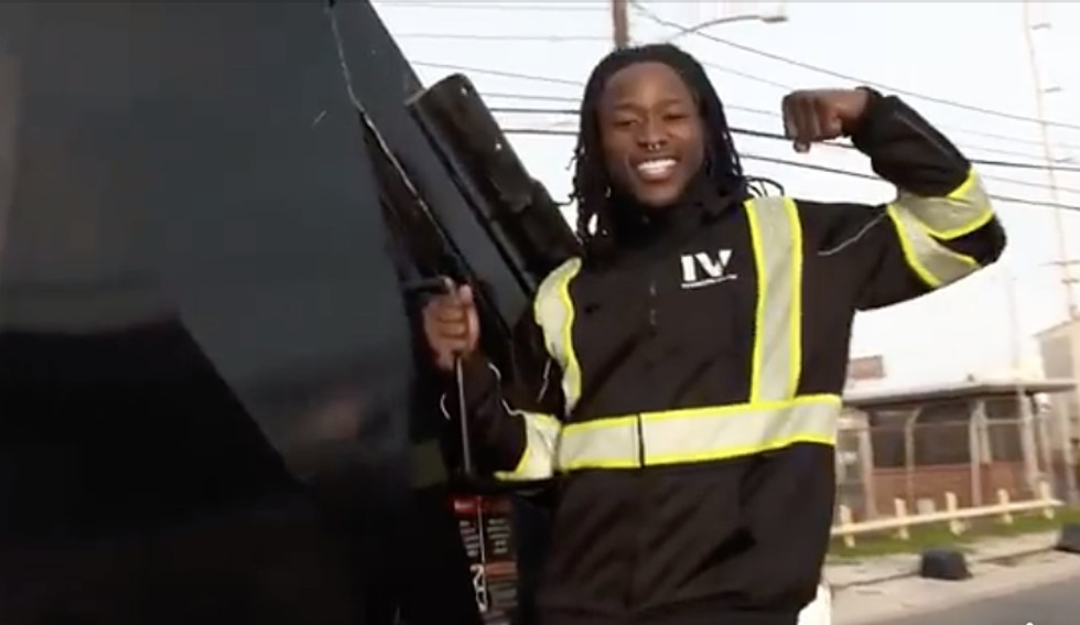 New Local Commercial Explains Why Kamara Was On The Back Of That Garbage Truck [VIDEO]