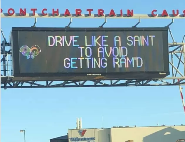 DOTD Wins In New Orleans With Electronic Sign And Message [PHOTO]