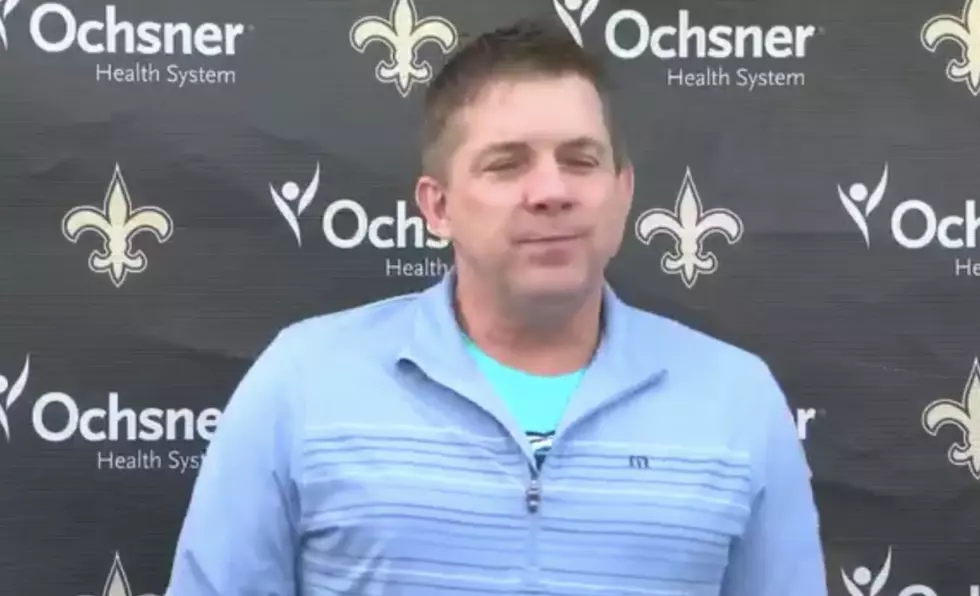 Saints Head Coach Sean Payton Totally Wore A Goodell Clown Shirt To His Press Conference