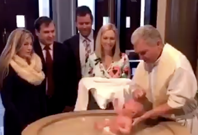 Priest Drops Baby During Baptismal Ceremony [VIDEO]