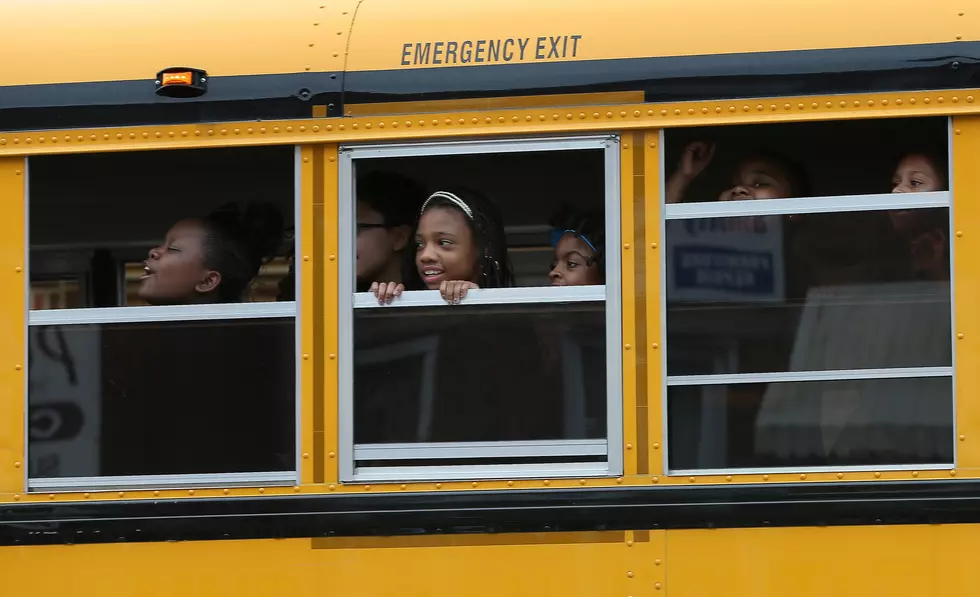 Scary Video Shows School Bus Going Through Flooded Roadway