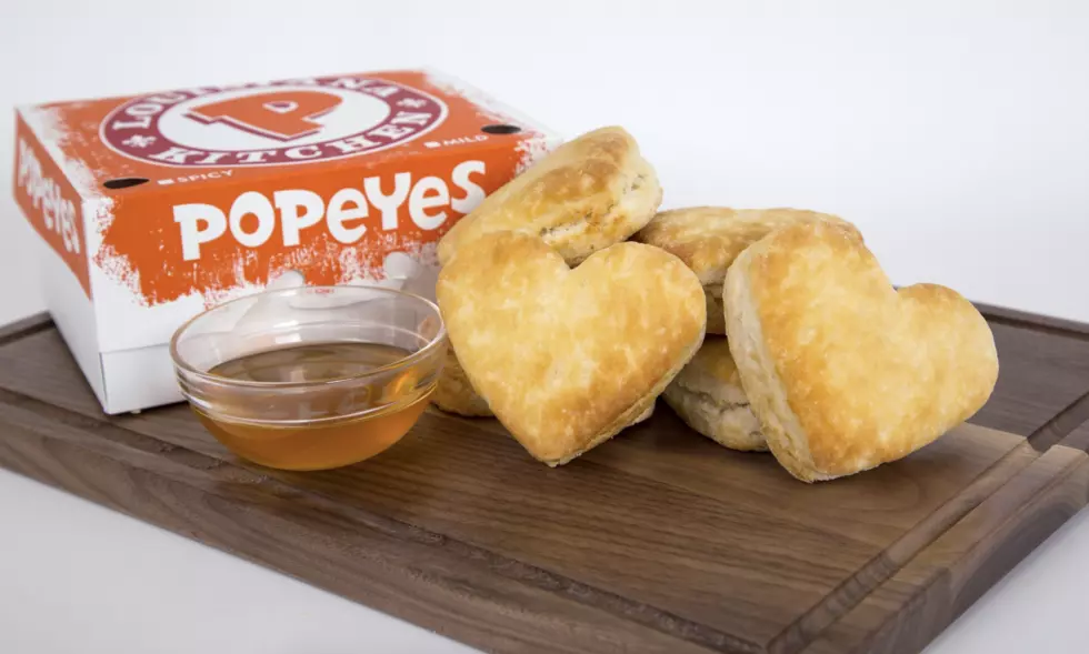 Popeyes Shares The Love With Heart-Shaped Biscuits On National Buttermilk Biscuit Day
