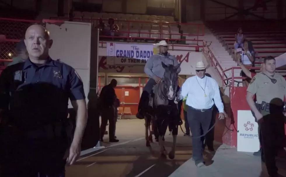 Watch Keith Frank Ride In On A Horse To ‘Old Town Road’ At Zydeco Extravaganza