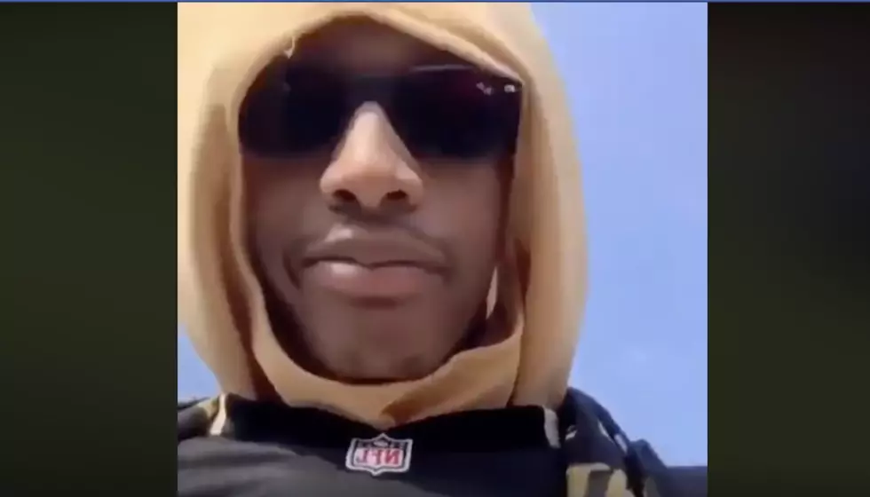 This Guy Showed Up At Falcons Training Camp In Saints Gear To Hilariously Troll Their Fans