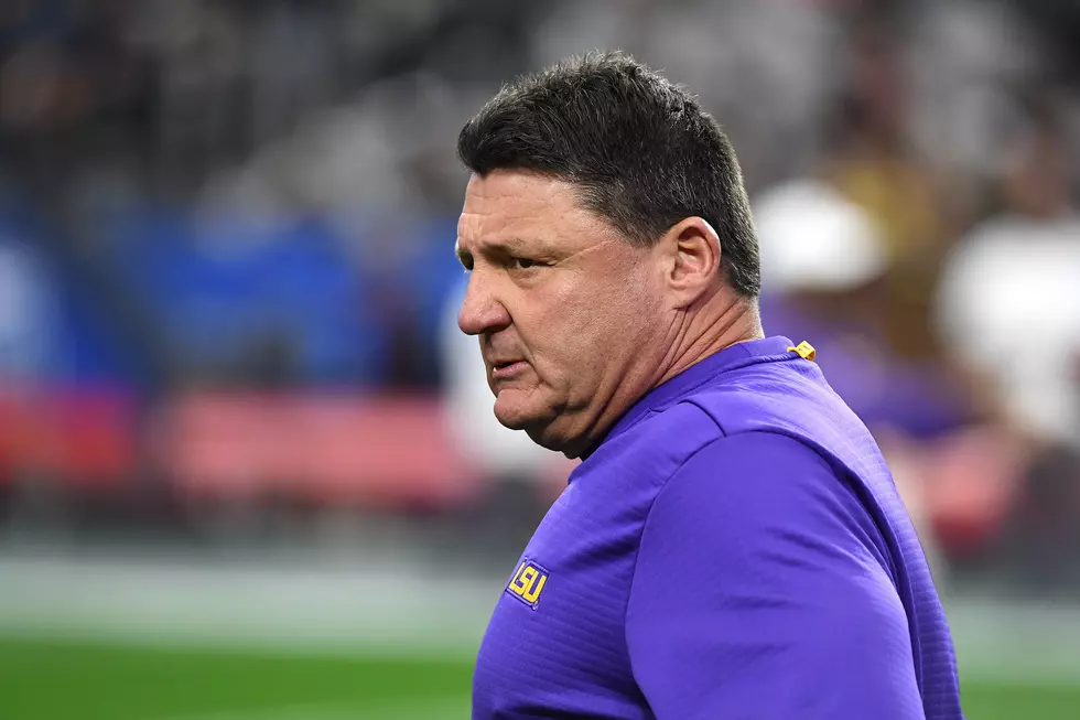 LSU Coach Ed Oregron Screaming At Practice [VIDEO]