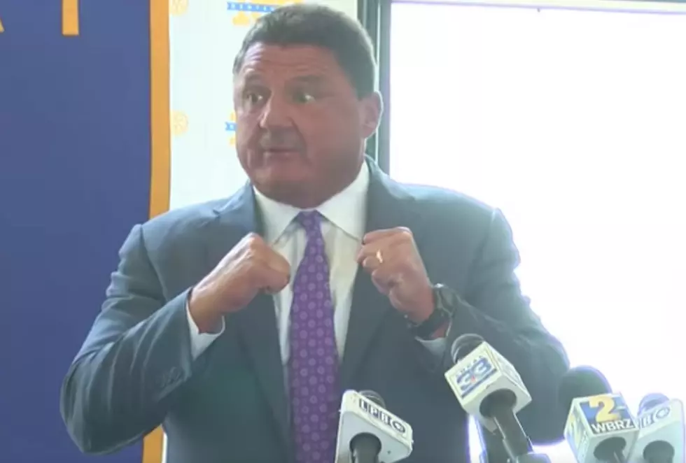 LSU Coach Ed Orgeron Talks About High Expectations [VIDEO]
