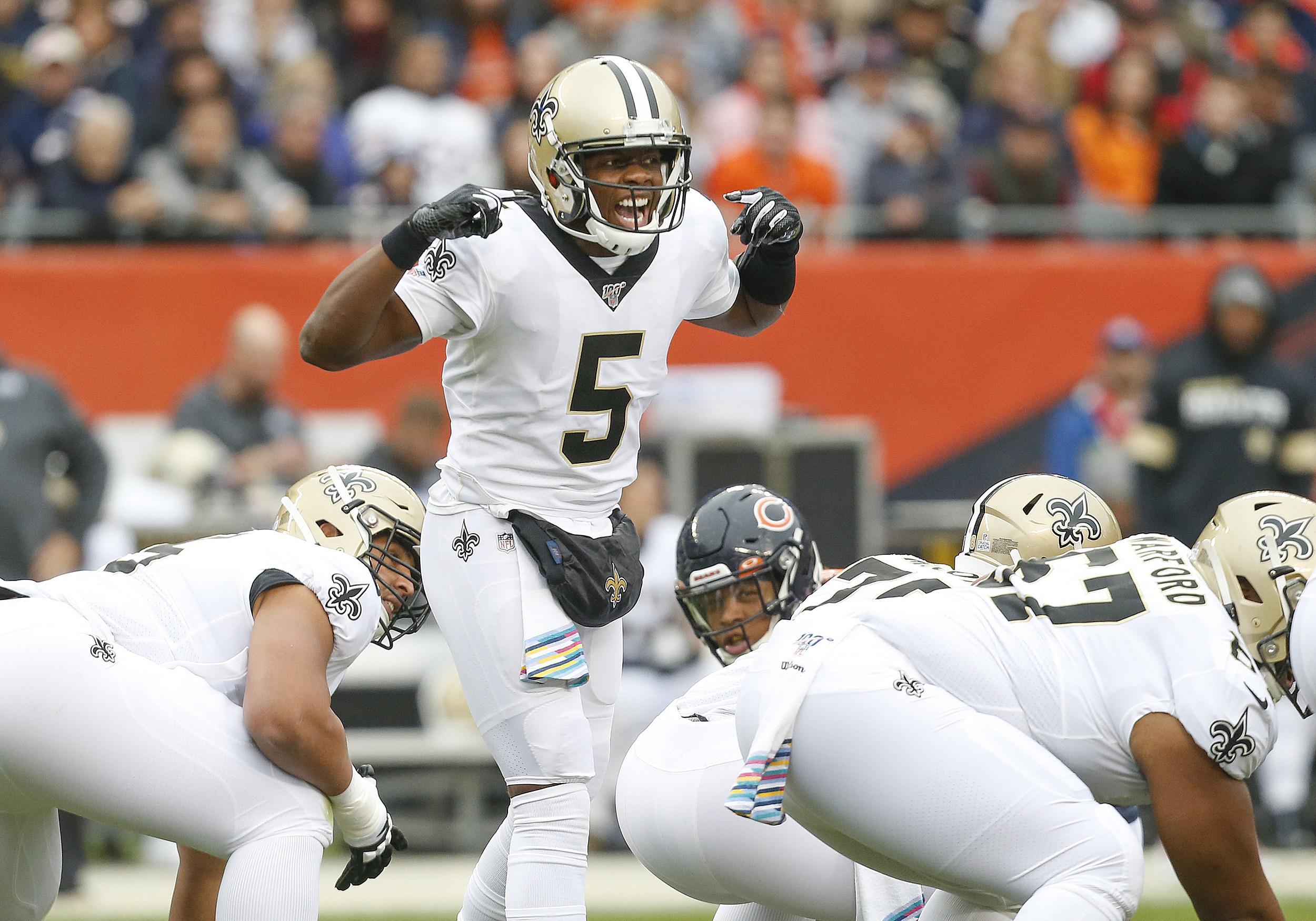 Saints Quarterback Teddy Bridgewater Rides His Bike to Games