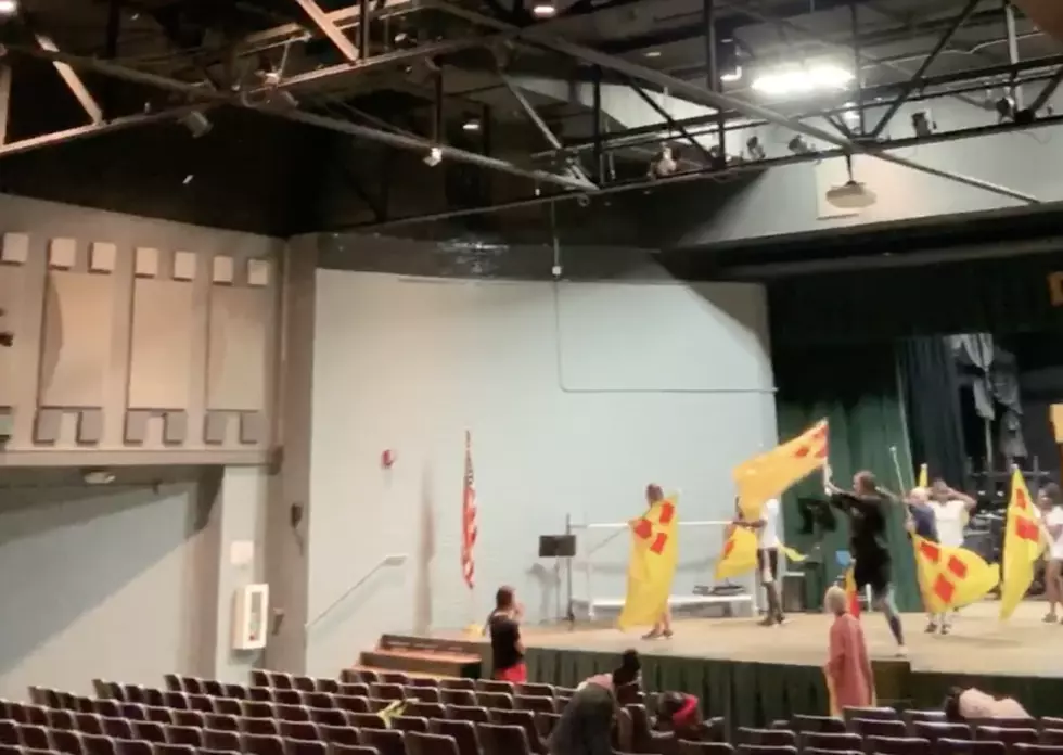 Rain Falls In Lafayette High Theater, While Students Use Room [VIDEO-UPDATED]
