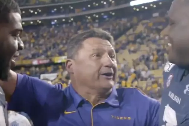 LSU Coach Ed Orgeron Had Ultimate Compliment For Two Auburn Players [VIDEO]
