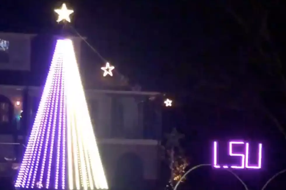 Christmas Lights With LSU Theme Hits The Internet [VIDEO]