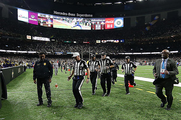 Saints Fans Throw Debris At Refs As They Exit Field After Saints Loss [VIDEO]