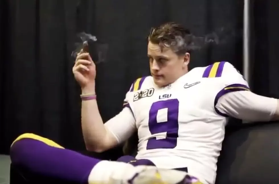Joe Burrow, LSU Players Threatened With Arrest After Smoking Championship Cigars In Locker Room