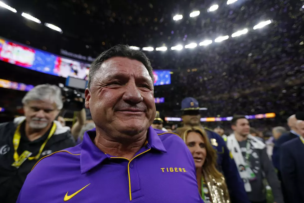 Mardi Gras Float Dedicated To LSU Head Coach Ed Orgeron [PHOTO]