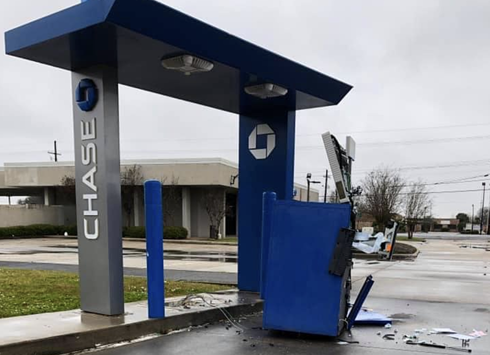 ATM Destroyed At Chase Bank Off Johnston Street & Ridge Road