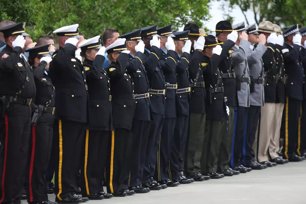 Injured Baton Rouge Police Officer Salutes Fellow Officers [VIDEO]