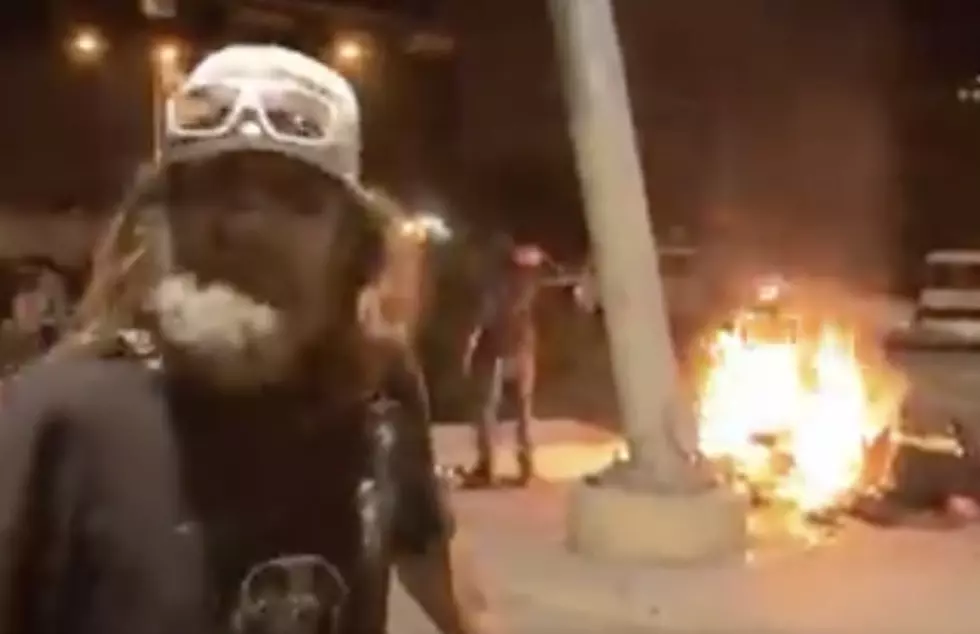 Rioters Burn Homeless Man’s Mattress in Austin, TX [VIDEO]