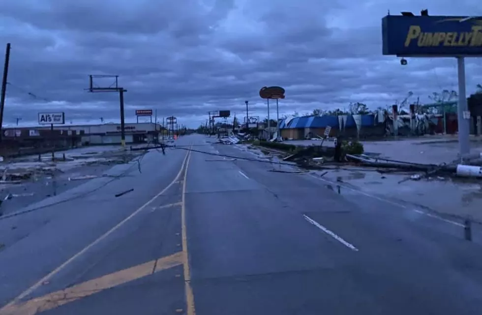 Photos Of Ryan Street In Lake Charles Are Almost Unrecognizable After Hurricane Laura