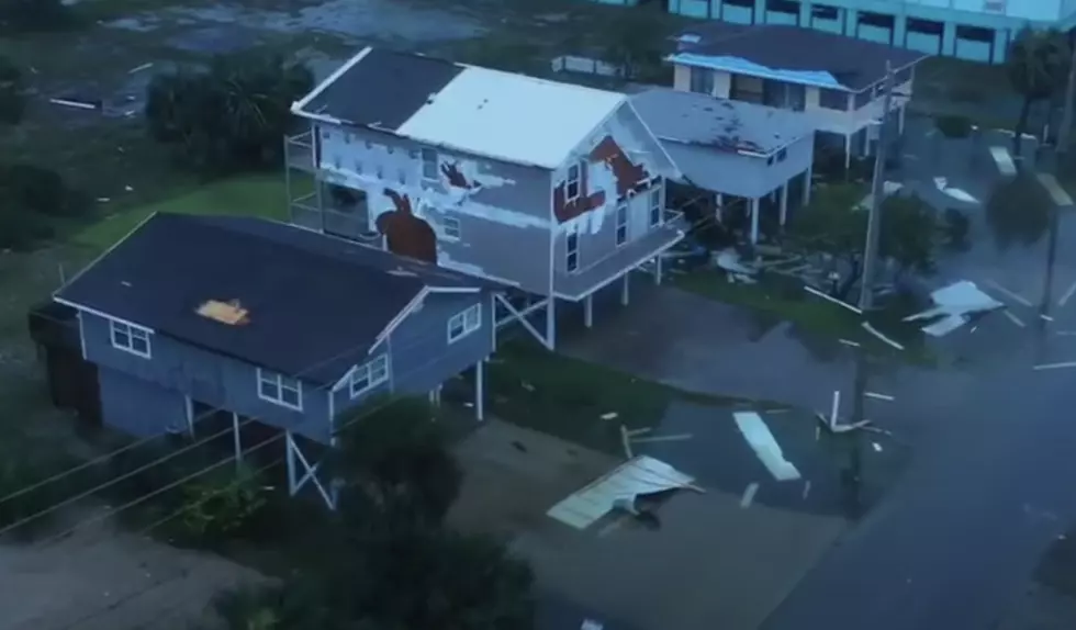 Drone Footage Shows Extensive Damage to Gulf Shores Area