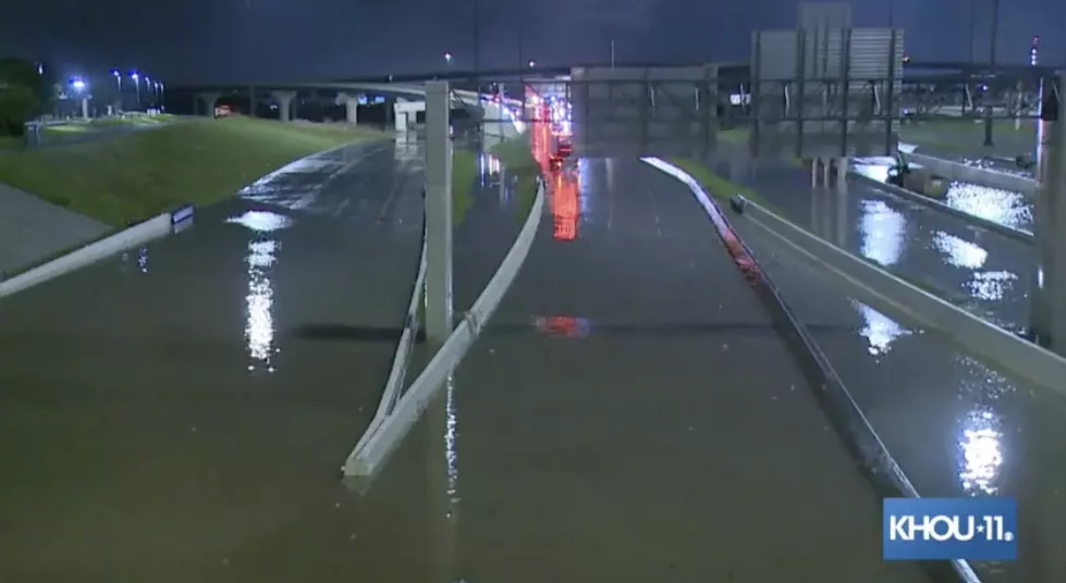 Videos Show Houston Highway, Roads Closed Due To High Water From TS Beta