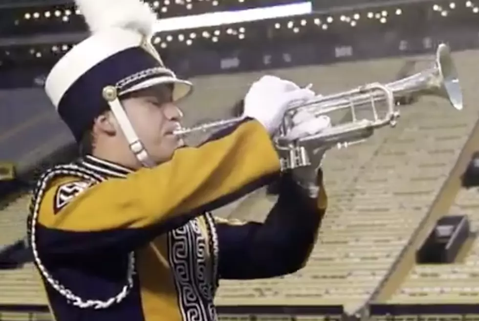 LSU Trumpeter Plays Alma Mater in Empty Tiger Stadium [VIDEO]