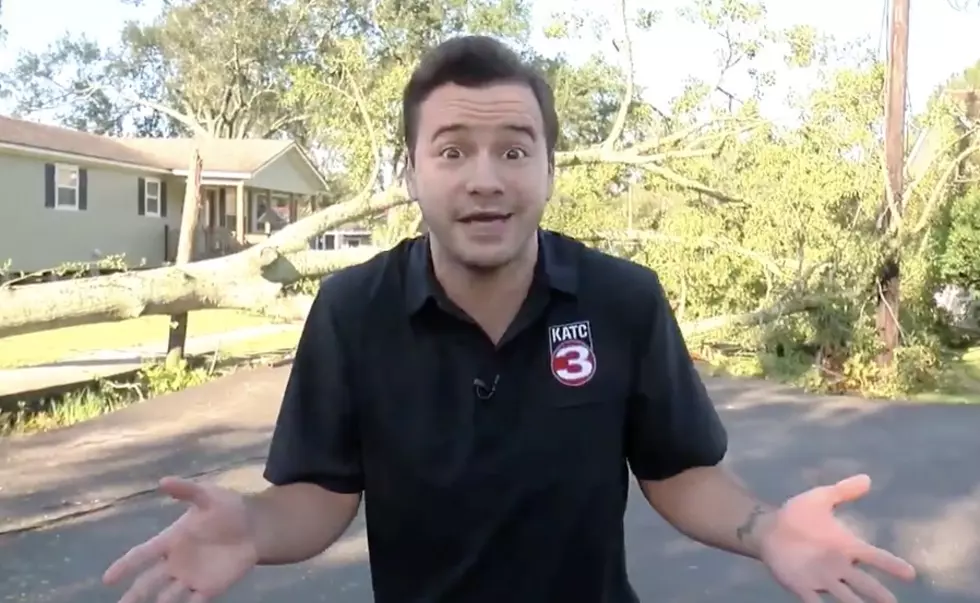 KATC Reporter Has Very Cajun PSA For People Riding Around To Look At Hurricane Damage