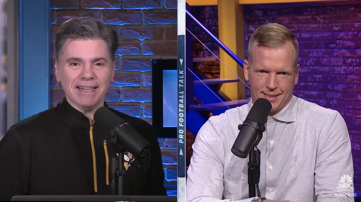 Mike Florio & Chris Simms Get Super Defensive After Being Trolled