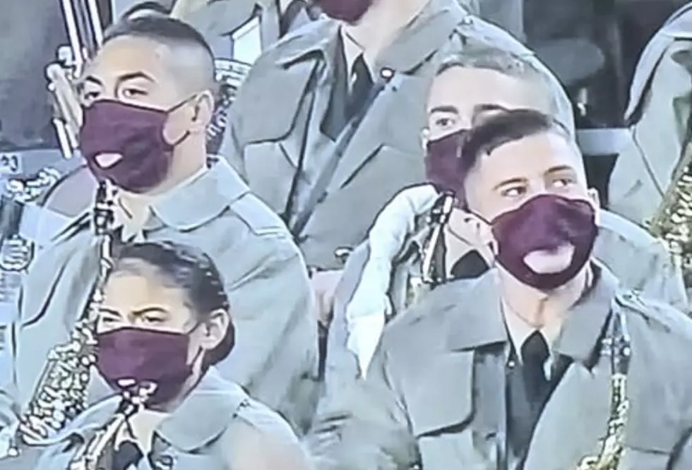 Fans Question Masks of Texas A&#038;M Band During LSU Game [PHOTO]