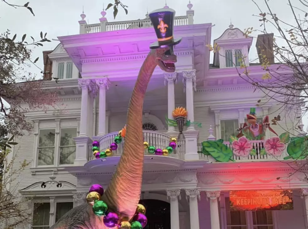 Dinosaurs Invade Wedding Cake House in New Orleans [PHOTOS]