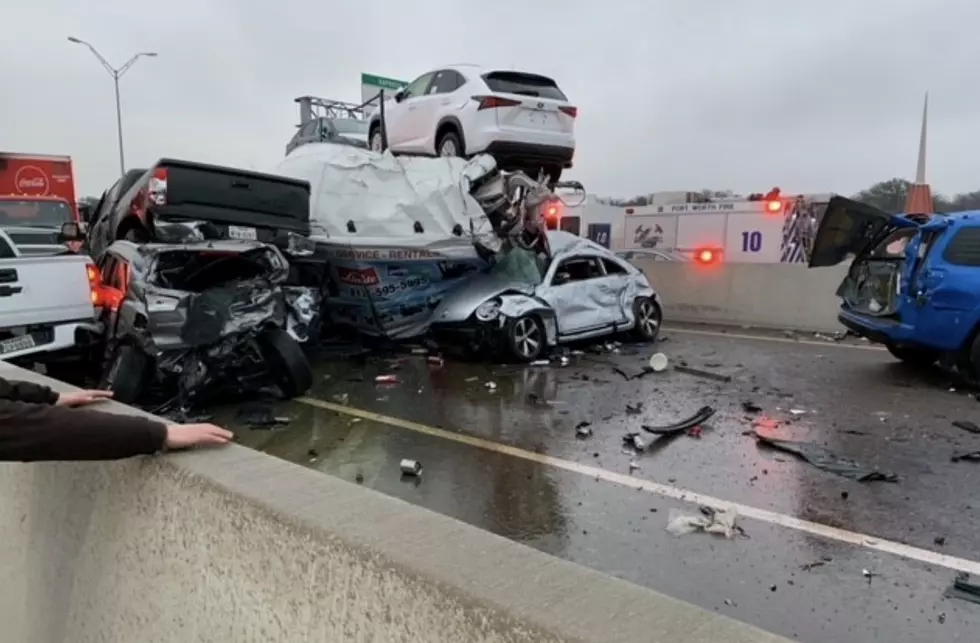 Graphic Videos Show 100-Car Pileup As Fatalities And Injuries Continue To Mount In Icy Ft. Worth Crash