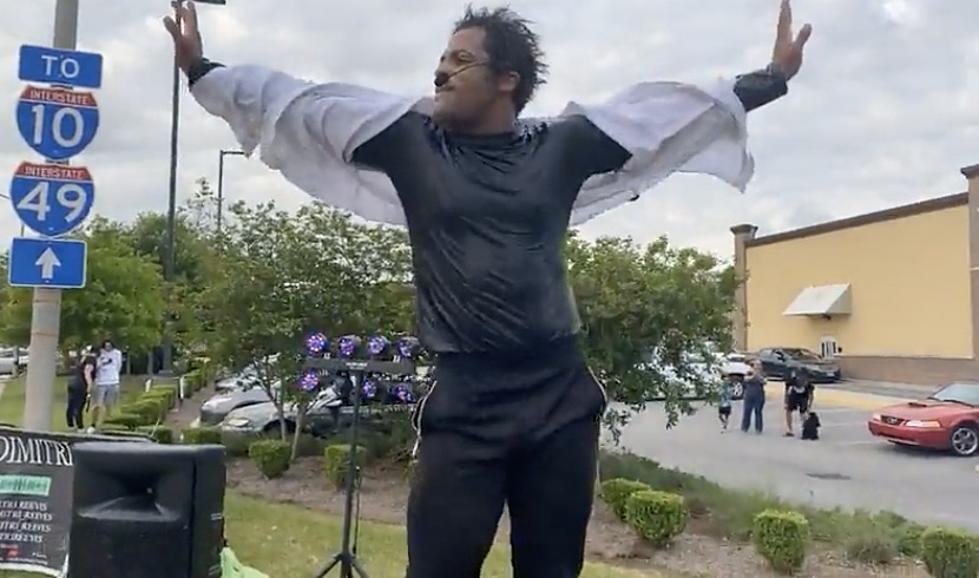 Viral Street Corner Dancer Spotted Busting a Move at Busy Lafayette Intersection