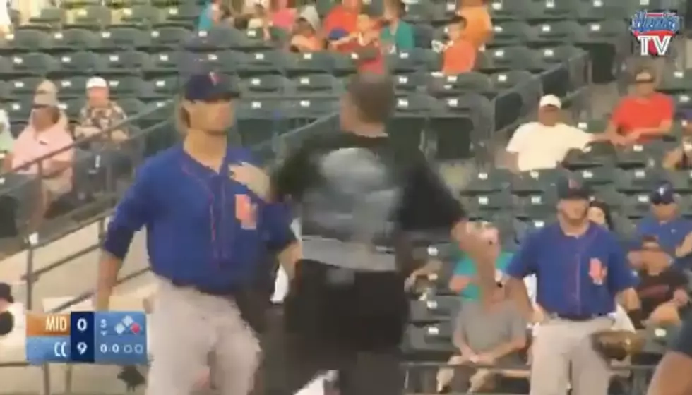 Fan Charges The Mound At Texas Baseball Game After Batter Is Hit By Pitch