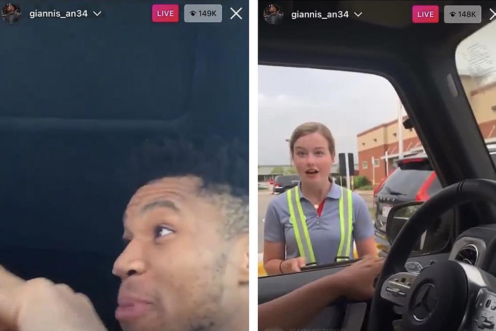 Giannis Shocks Chick-Fil-A Employee